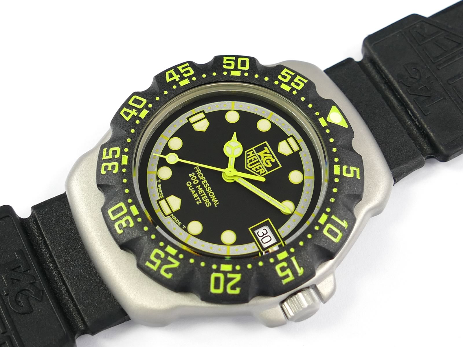 TAG Heuer Formula 1 Black & Yellow Dial Retro WA1216 date