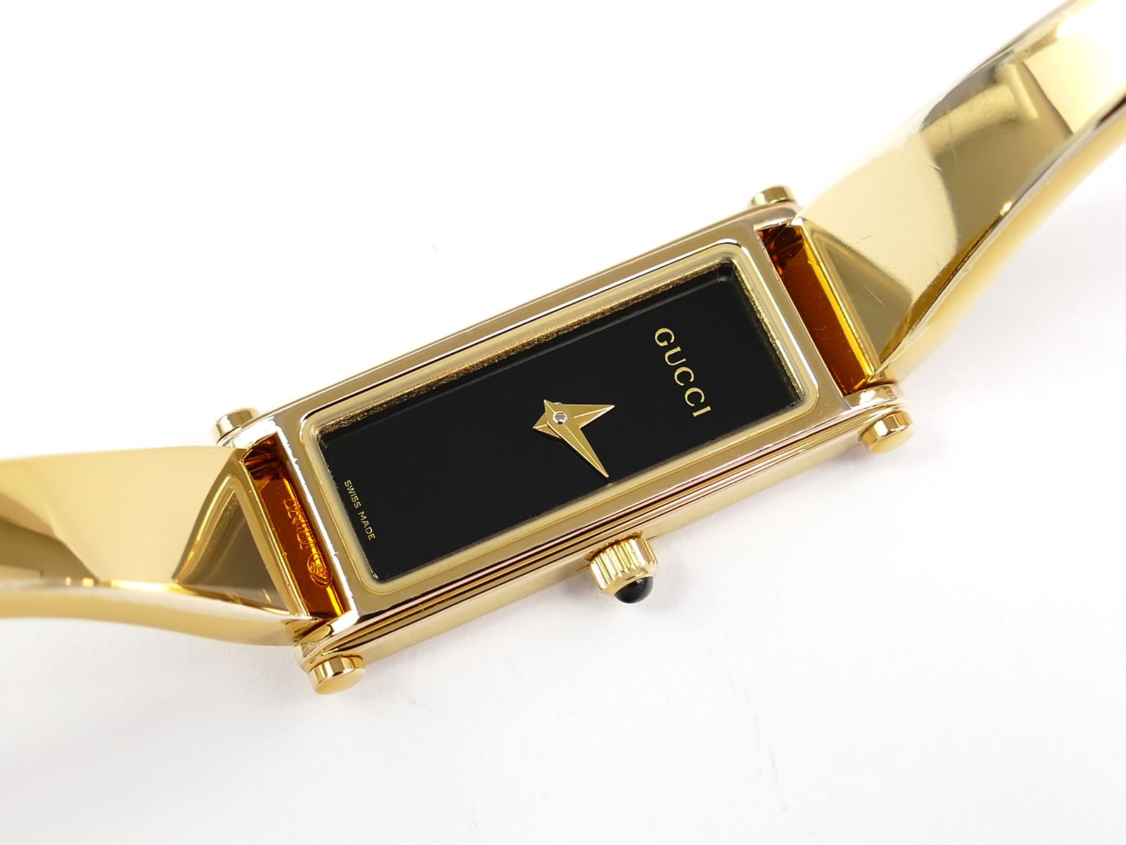 Gucci 1500L Dial on 18k Gold Plated Bangle