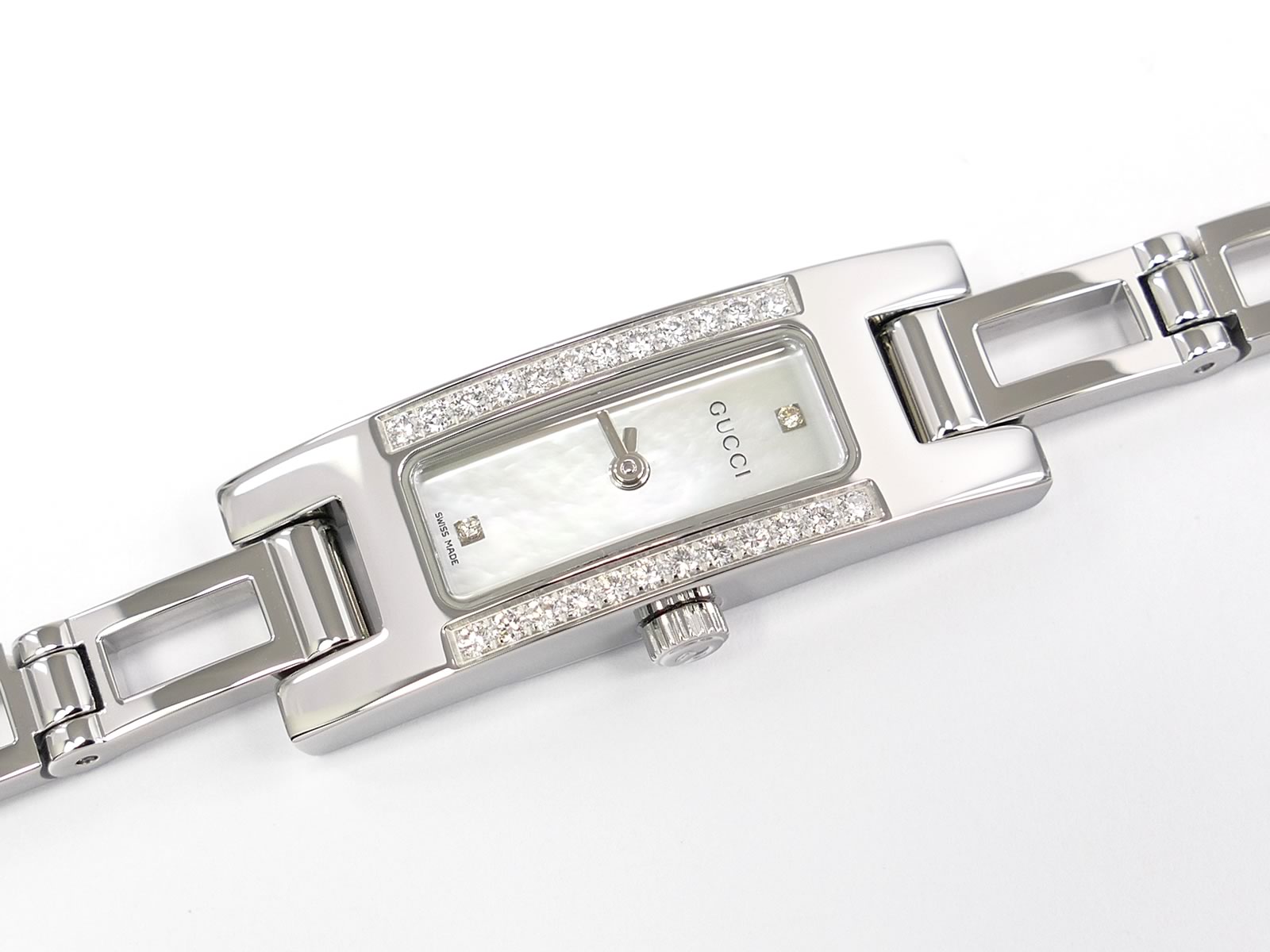 Gucci 3900L White Mother of Pearl 26 Diamonds