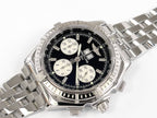 Breitling Crosswind Special A44355 Black & Silver Chonograph