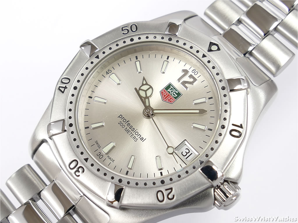 TAG Heuer 2000 Classic Full Size Silver Dial WK1112.BA0311 Professional WK1112-1