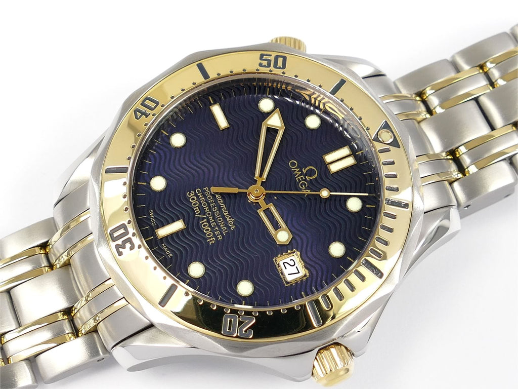Omega Seamaster 2332.80.00 blue dial with date