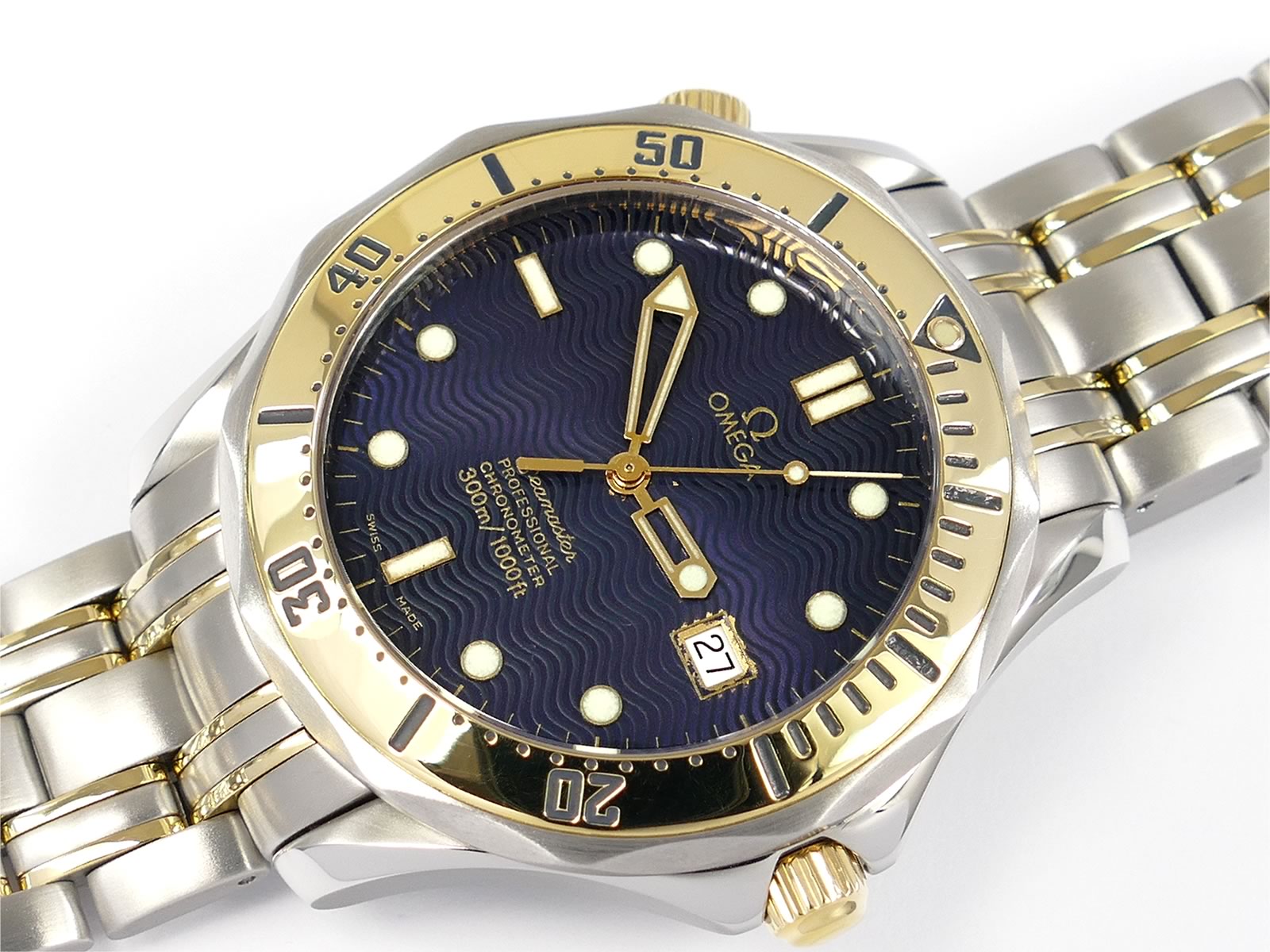 Omega Seamaster 2332.80.00 blue dial with date