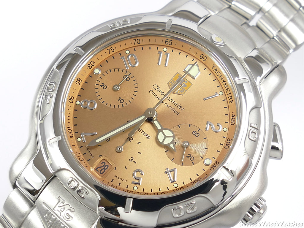 TAG Heuer 6000 Copper Dial Chronometer CH5111 Automatic Chronograph 40mm