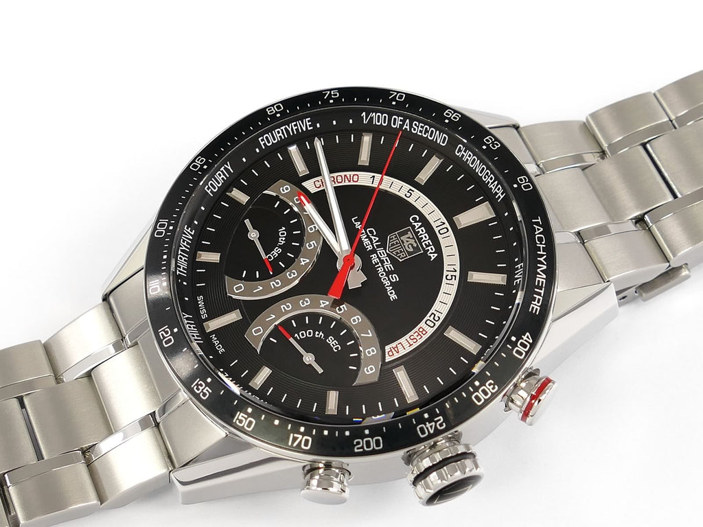 TAG Heuer Carrera Calibre S CV7A10.BA0795 Black Chronograph
