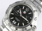 TAG Heuer Aquaracer Alarm WAF111Z.BA0801 black dial with date
