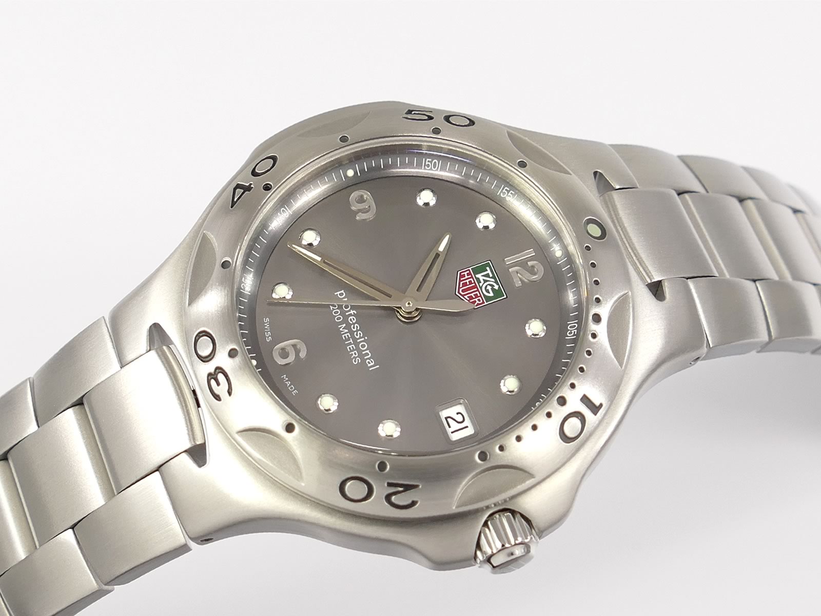 TAG Heuer Kirium Grey Dial Jumbo WL1011.BA0700 Date