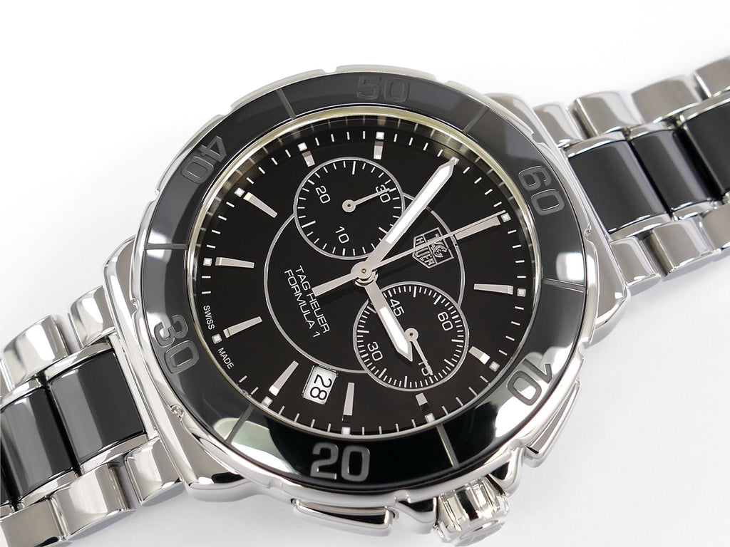 TAG Heuer Formula 1 Black Chronograph Ceramic Bezel CAH1210.BA0862