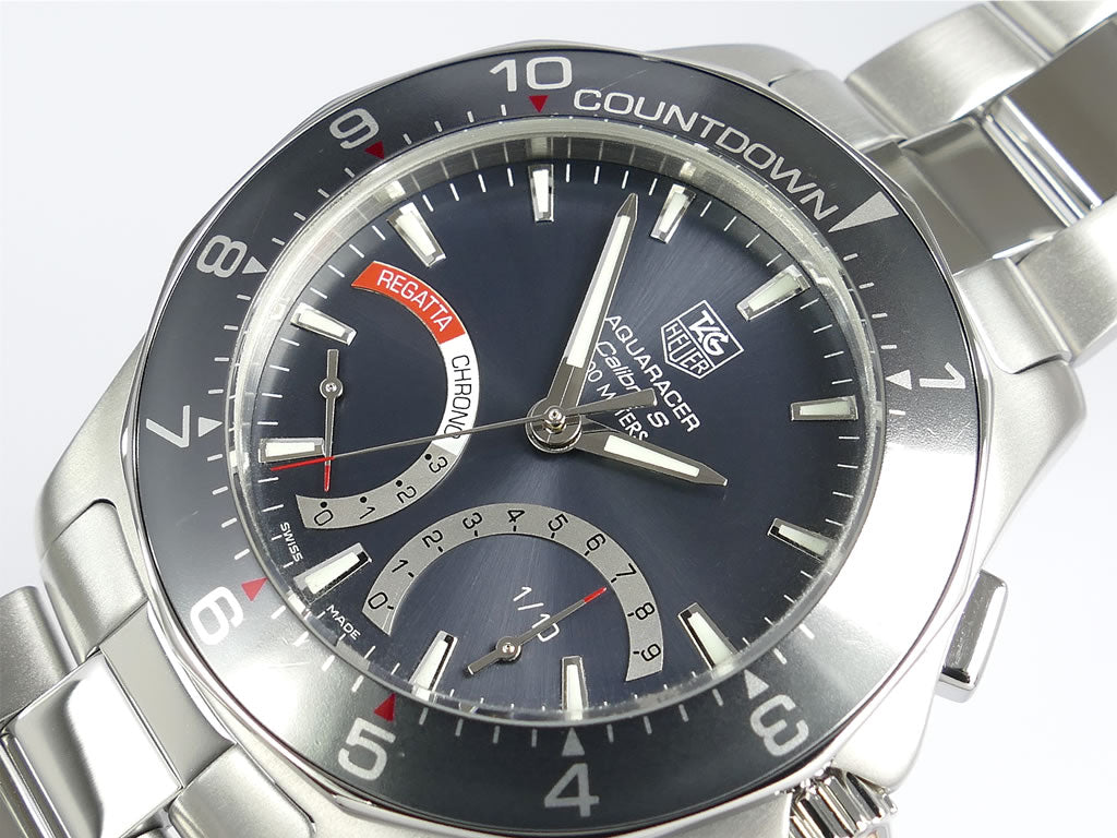 TAG Heuer Aquaracer Calibre S Regatta CAF7111.BA0803 blue dial