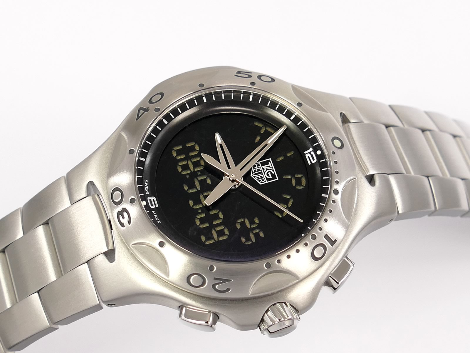 TAG Heuer Kirium F1 Digital / Analogue CL111A.BA0700 Chronograph Alarm GMT etc
