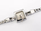 Gucci 102 Mini G Silver Dial Square Case