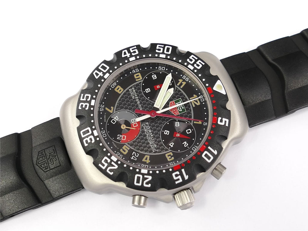 TAG Heuer Formula 1 Chronograph Black Carbon Fibre style dial