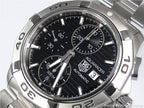 TAG Heuer Aquaracer Chronograph CAP2110.BA0833 dial close up