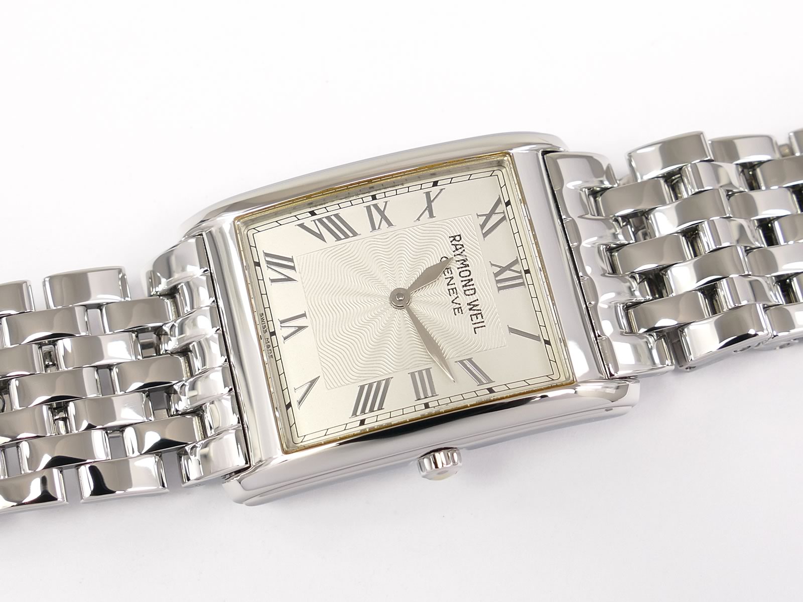 Raymond Weil Don Giovanni Silver Roman Numeral Dial 9973/1 Curved Case