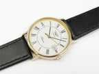 Longines Présence Roman Numeral Dial 18k Gold Plated Case