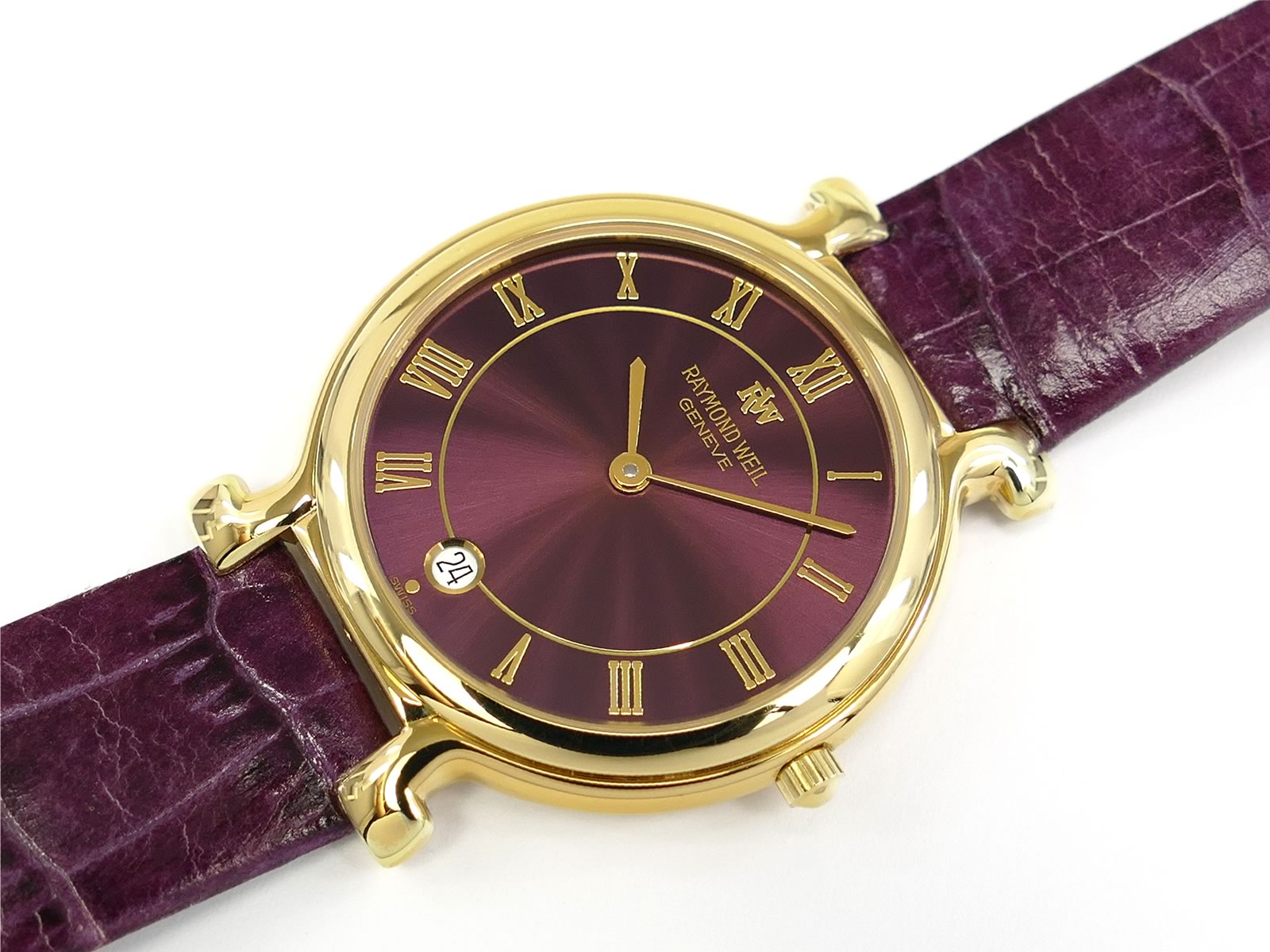 Raymond Weil Traditional Purple Roman Numeral Quartz 9136-2