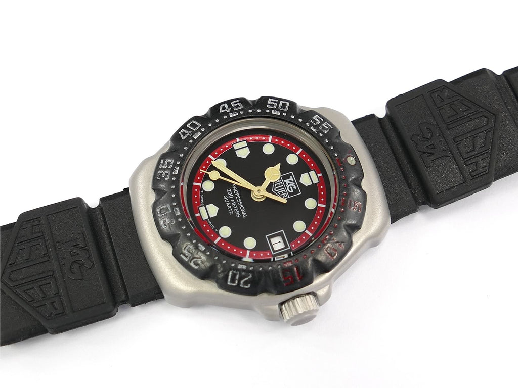 TAG Heuer Formula 1 Black 374.508 F1 Red border
