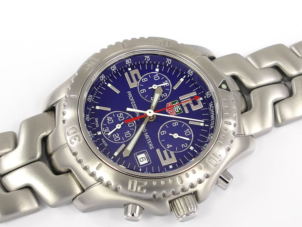 TAG Heuer Link Chronograph Blue CT1110.BA0550 Bourne Identity