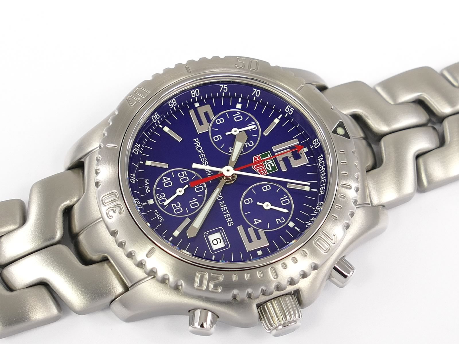 TAG Heuer Link Chronograph Blue CT1110.BA0550 Bourne Identity