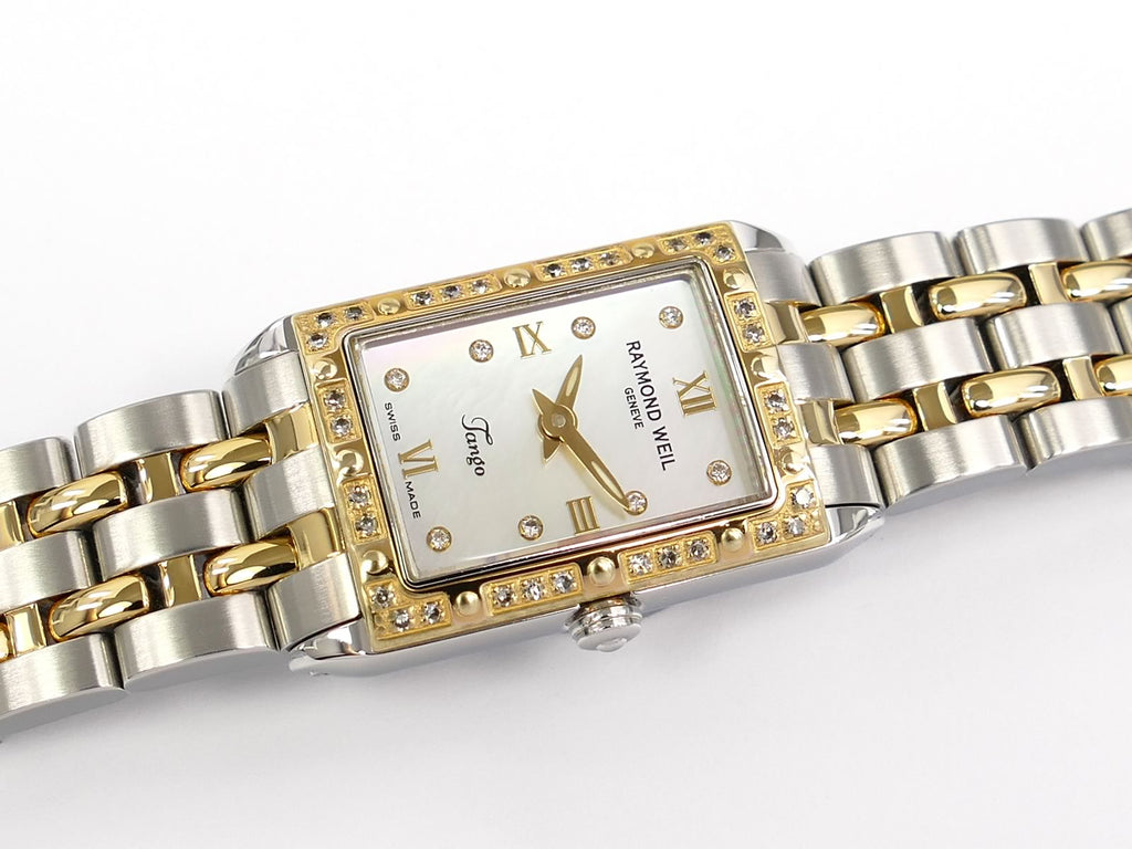 Raymond Weil Tango Mother of Pearl & 18k Gold 5971-SPS-00995 Diamonds