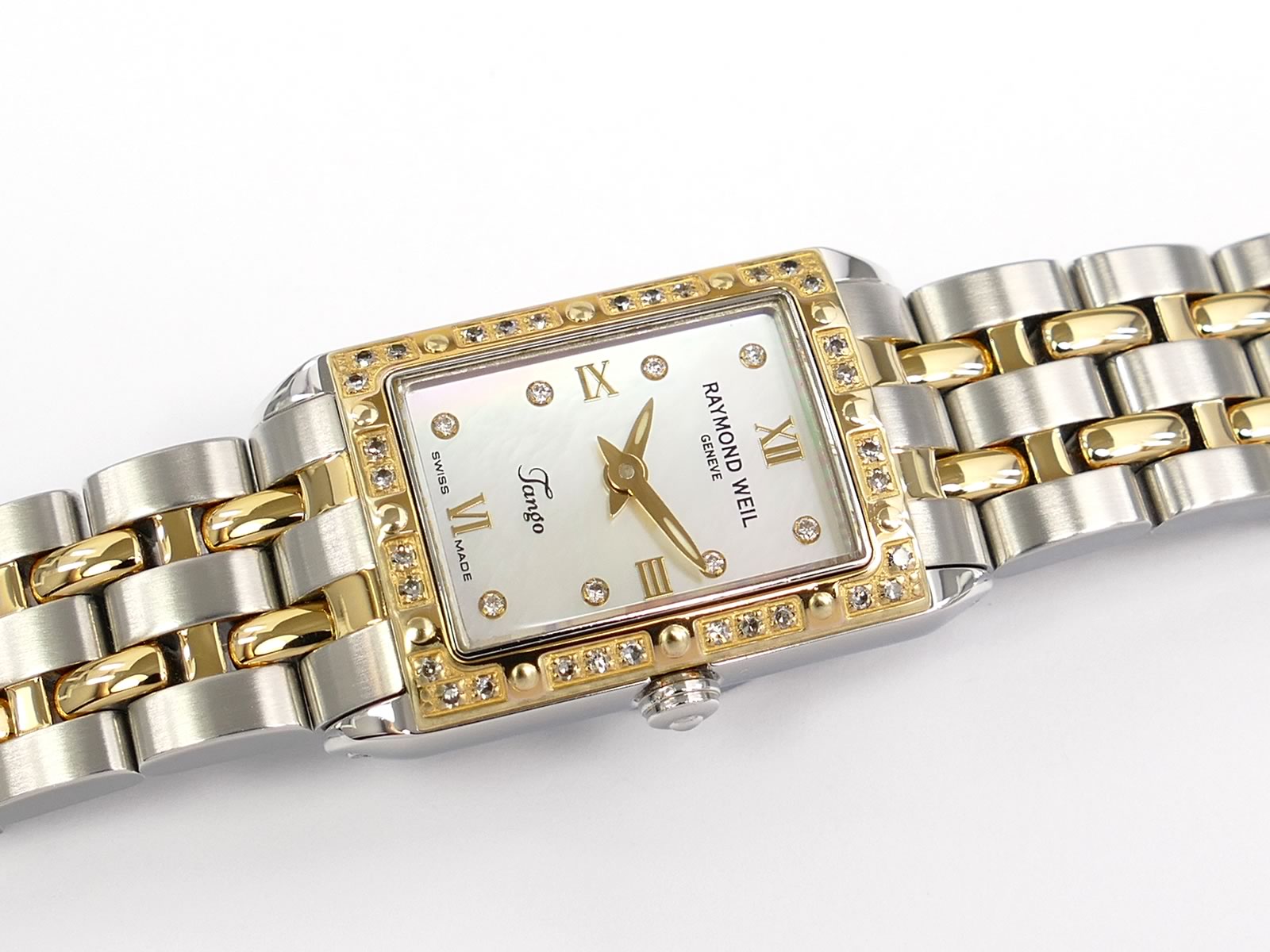Raymond Weil Tango Mother of Pearl & 18k Gold 5971-SPS-00995 Diamonds