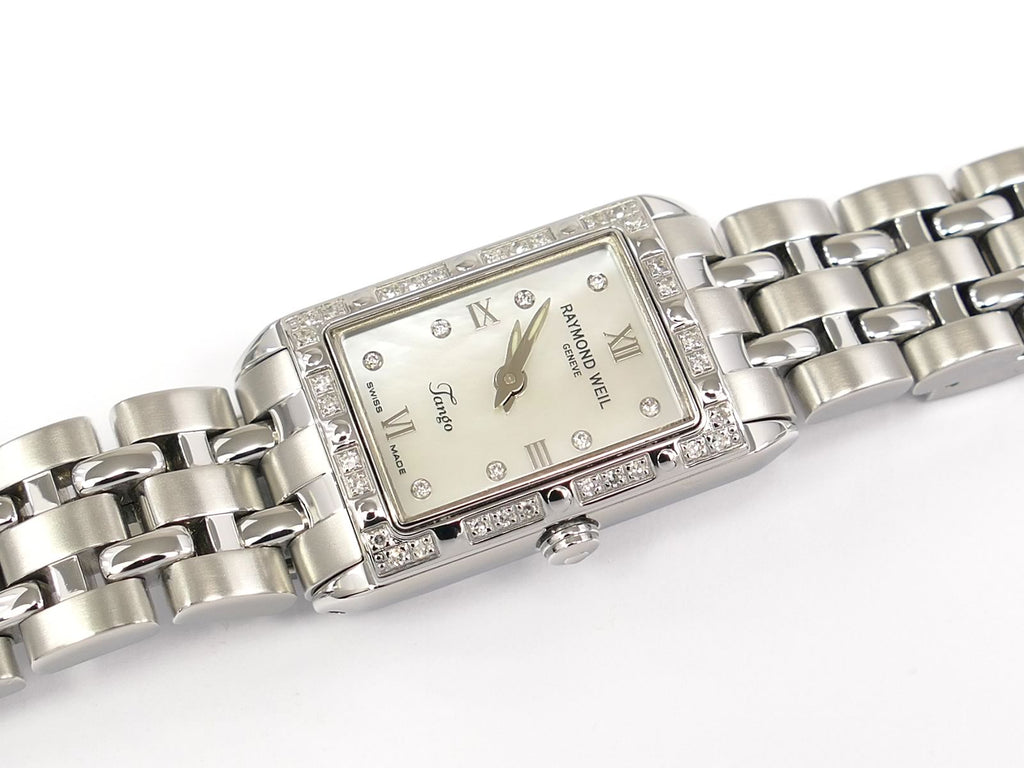 Raymond Weil Tango White Mother of Pearl and 40 Diamonds 5971-STS-00995