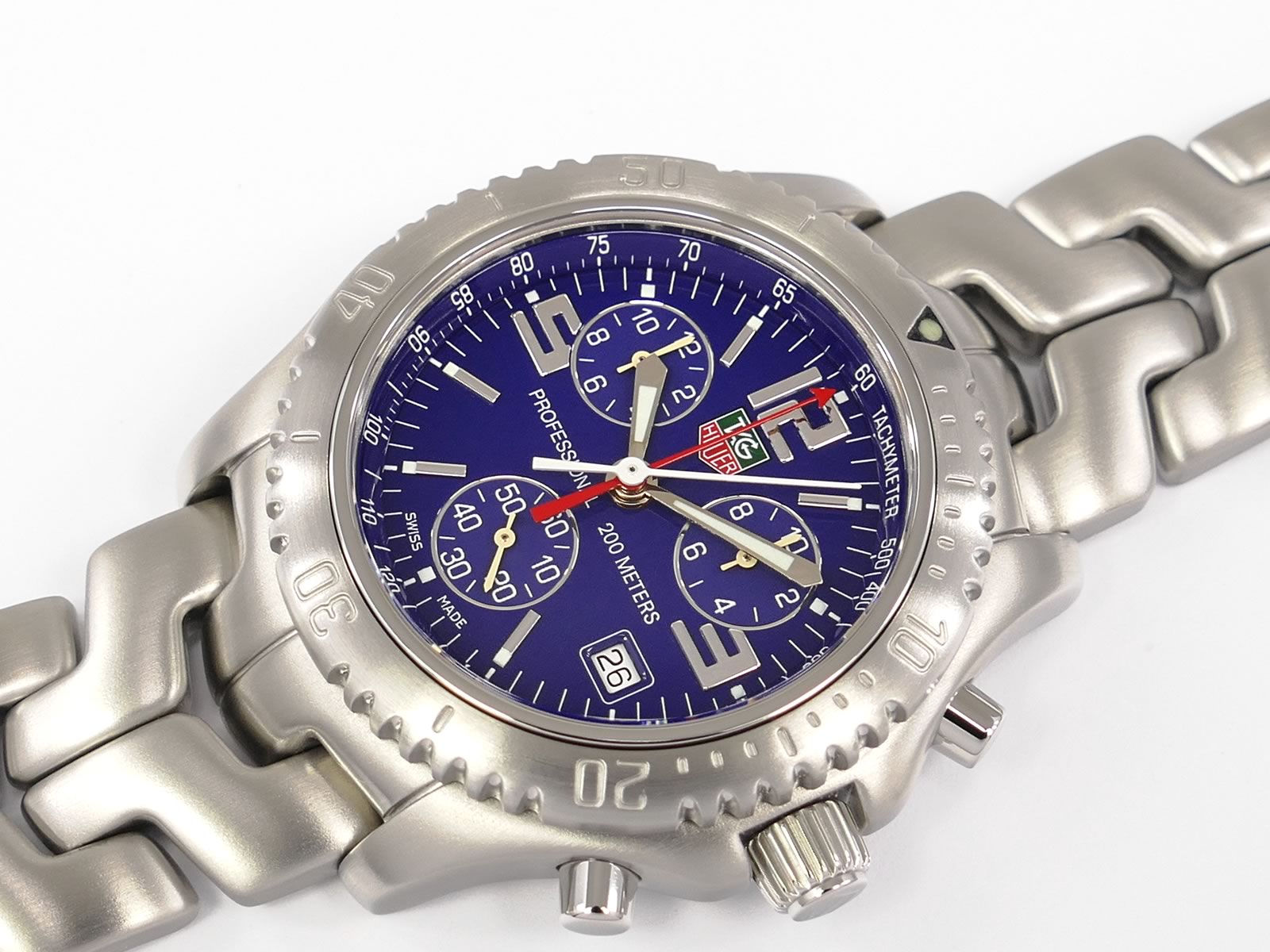 TAG Heuer Link Chronograph Blue CT1110.BA0550 Bourne Identity