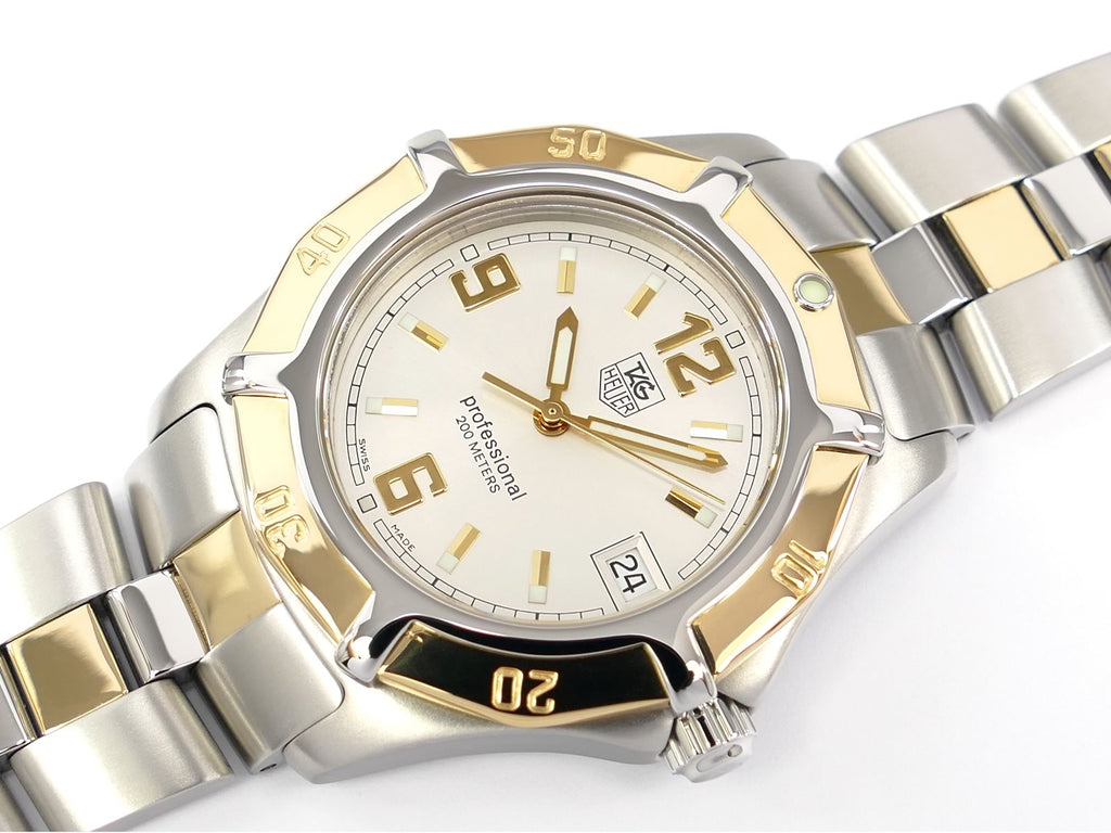 TAG Heuer Exclusive Silver Dial with Solid 18k Gold and date WN1153.BD0341
