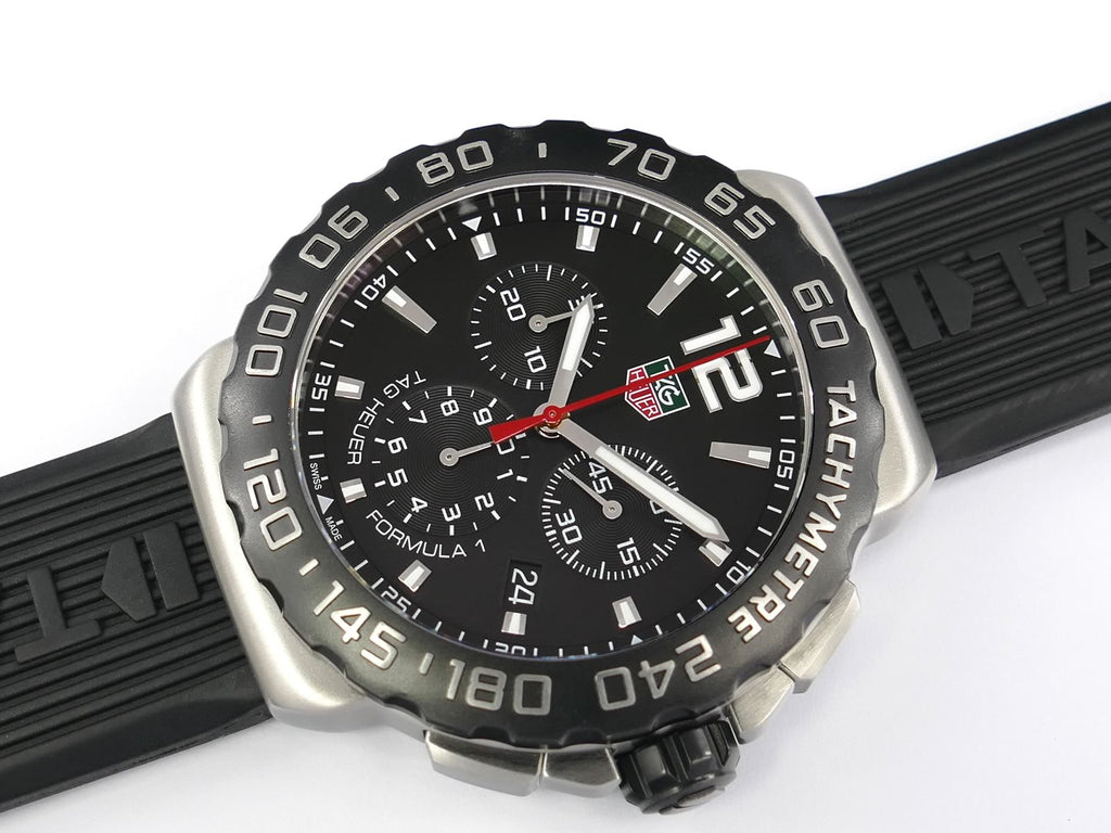 TAG Heuer CAU1110.FT6024 F1 Chrono with tachymeter bezel and date