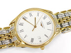 Longines Lyre White Roman Numeral Dial L4.759.2.11.7 with date and 18k Gold