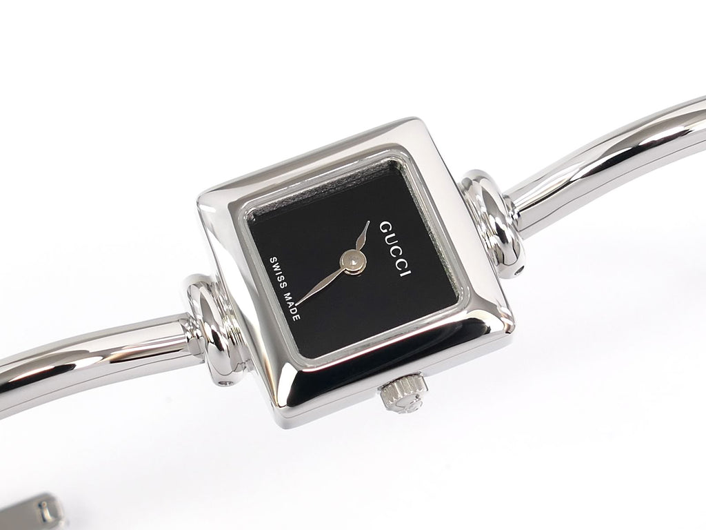Gucci 1900L Black Dial Square Quartz Watch 1900