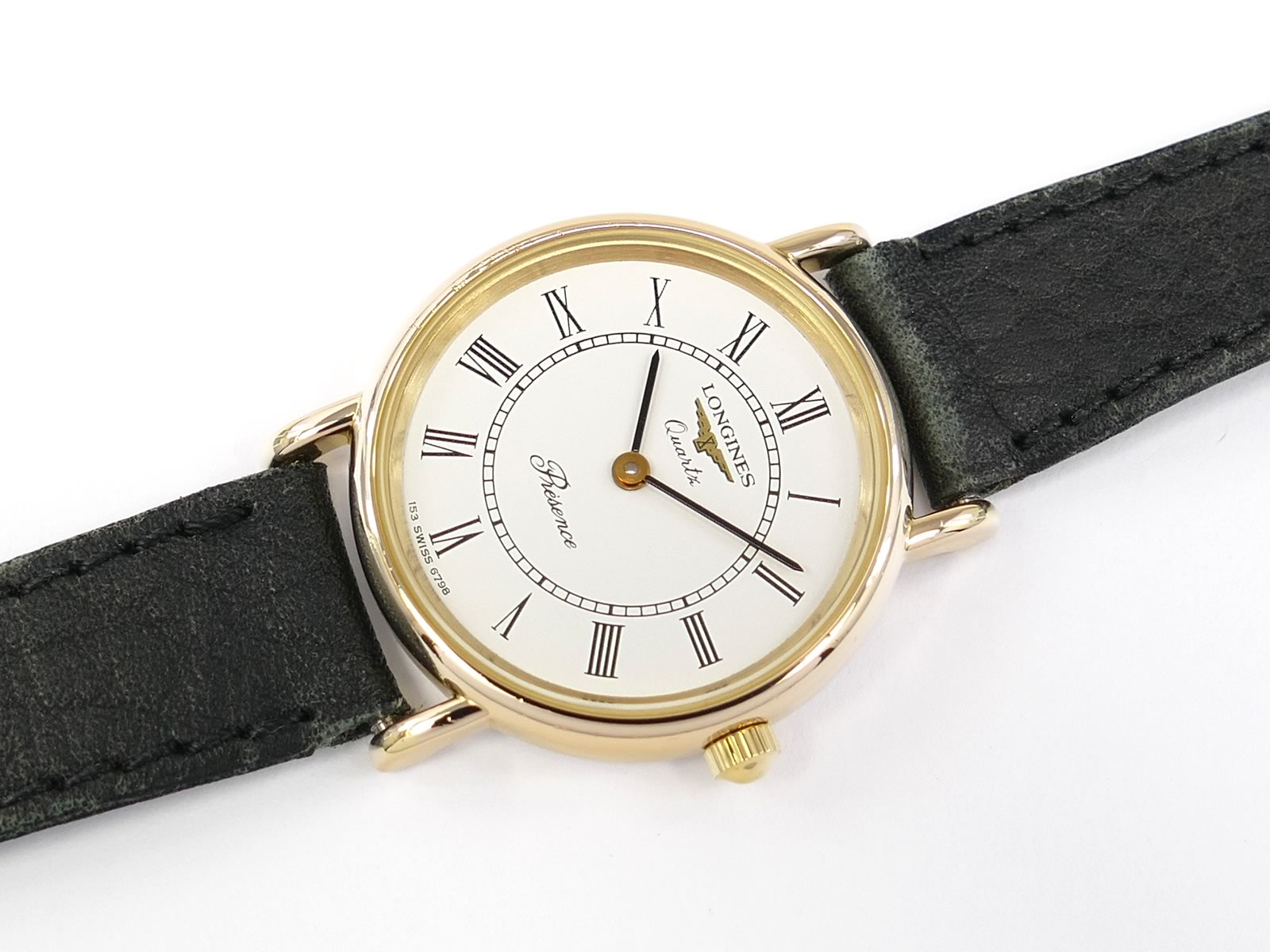 Longines Presence Ladies 18k Gold 153.6798