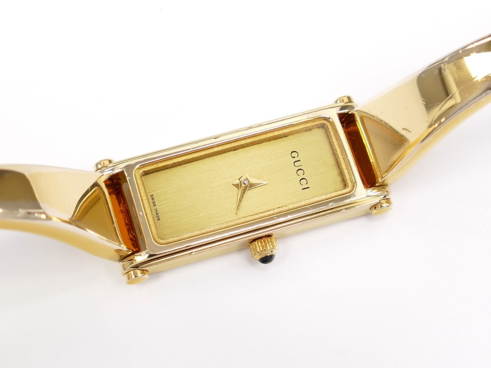 Gucci 1500L Champagne Rectangular Dial 1500 Quartz Watch