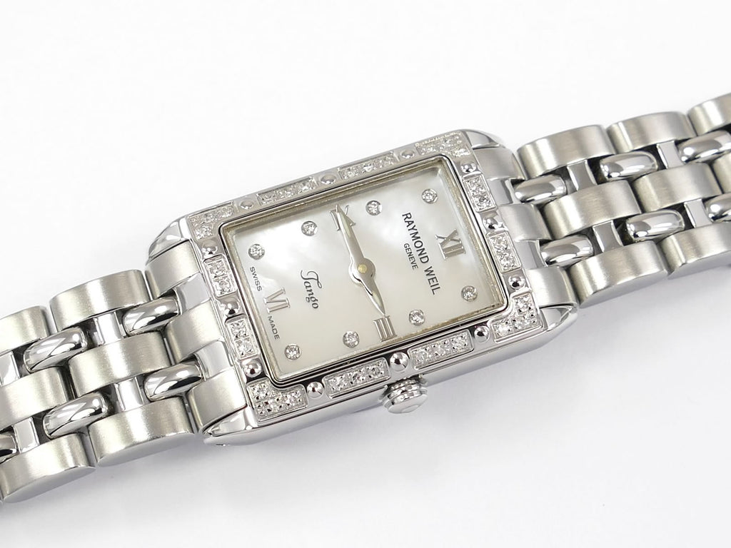 Raymond Weil Tango White Mother of Pearl and 40 Diamonds 5971-STS-00995
