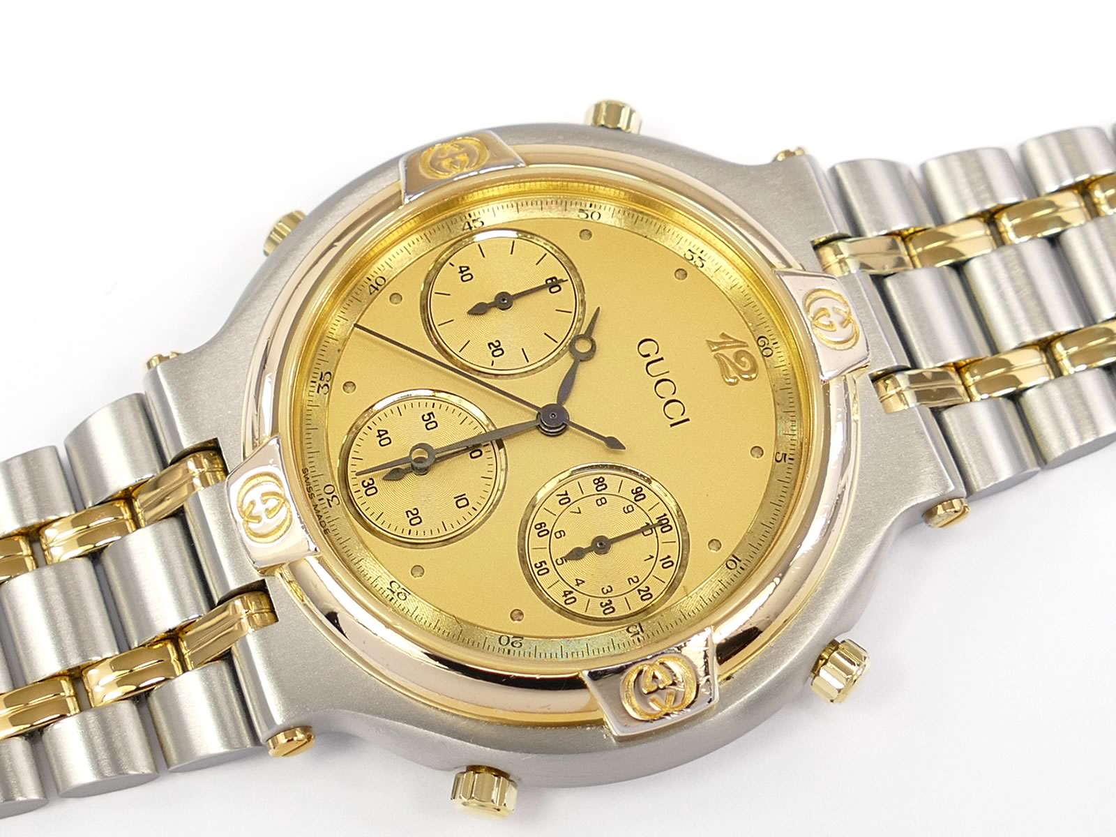 Gucci 9400 Chronograph Champagne Dial