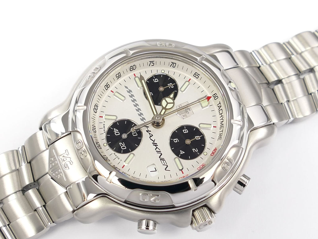 TAG Heuer 6000 Chronograph CH1118 Mika Hakkinen Limited Edition