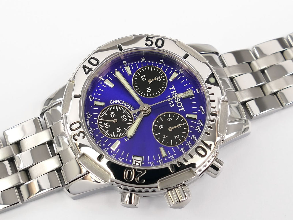 Tissot T-Sport PRS200 Blue Chronograph T17.1.486.44 with date