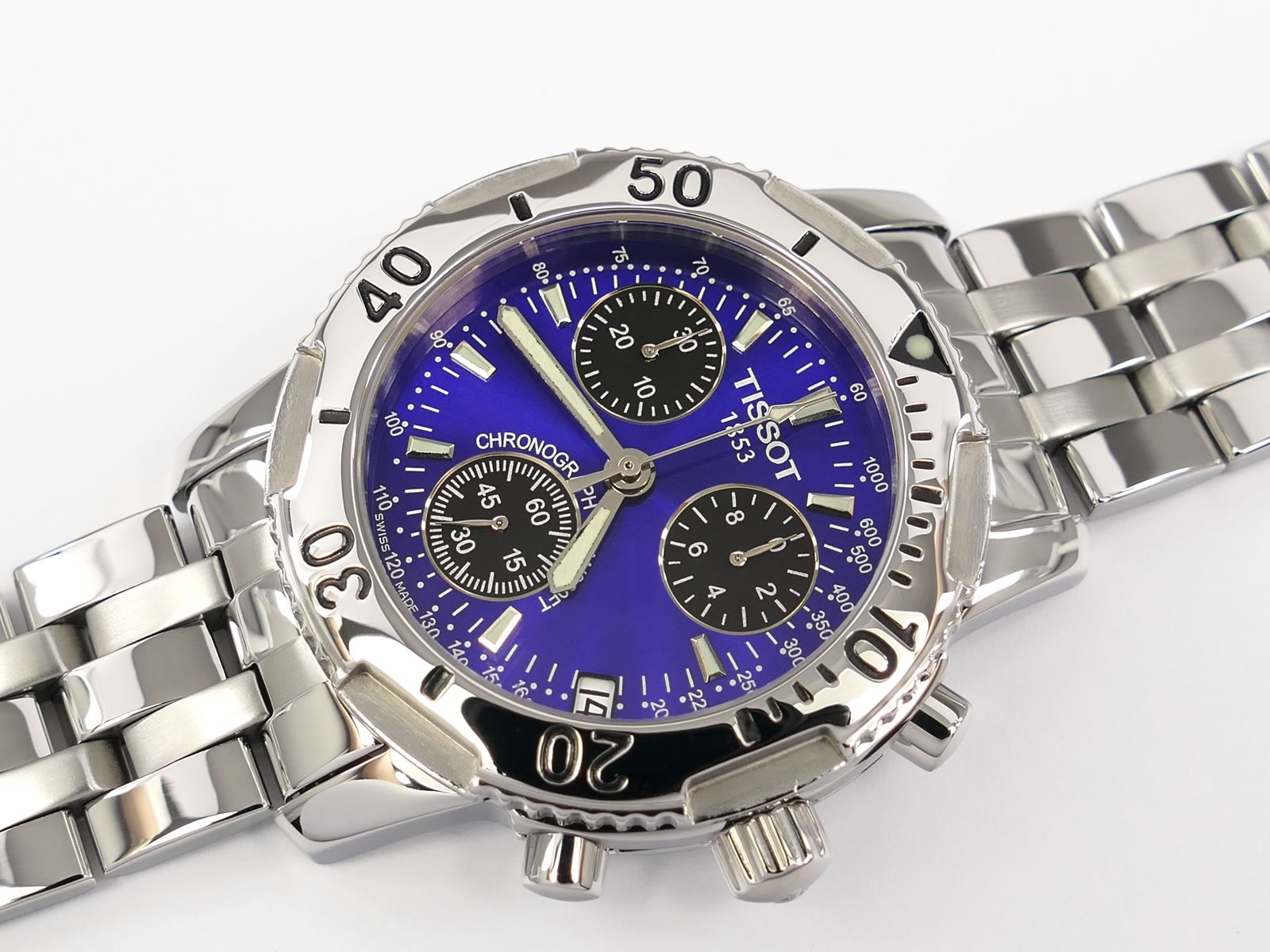 Tissot T-Sport PRS200 Blue Chronograph T17.1.486.44 with date