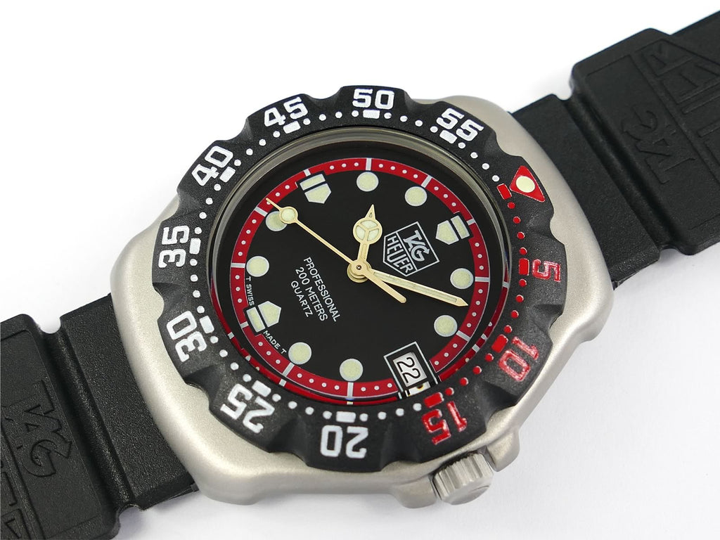TAG Heuer Formula 1 Black 374.513 Mid size F1 (WA1214)