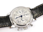 Longines Heritage 1951 Silver Chronograph L2.745.4.73.2 with date and Arabic numerals
