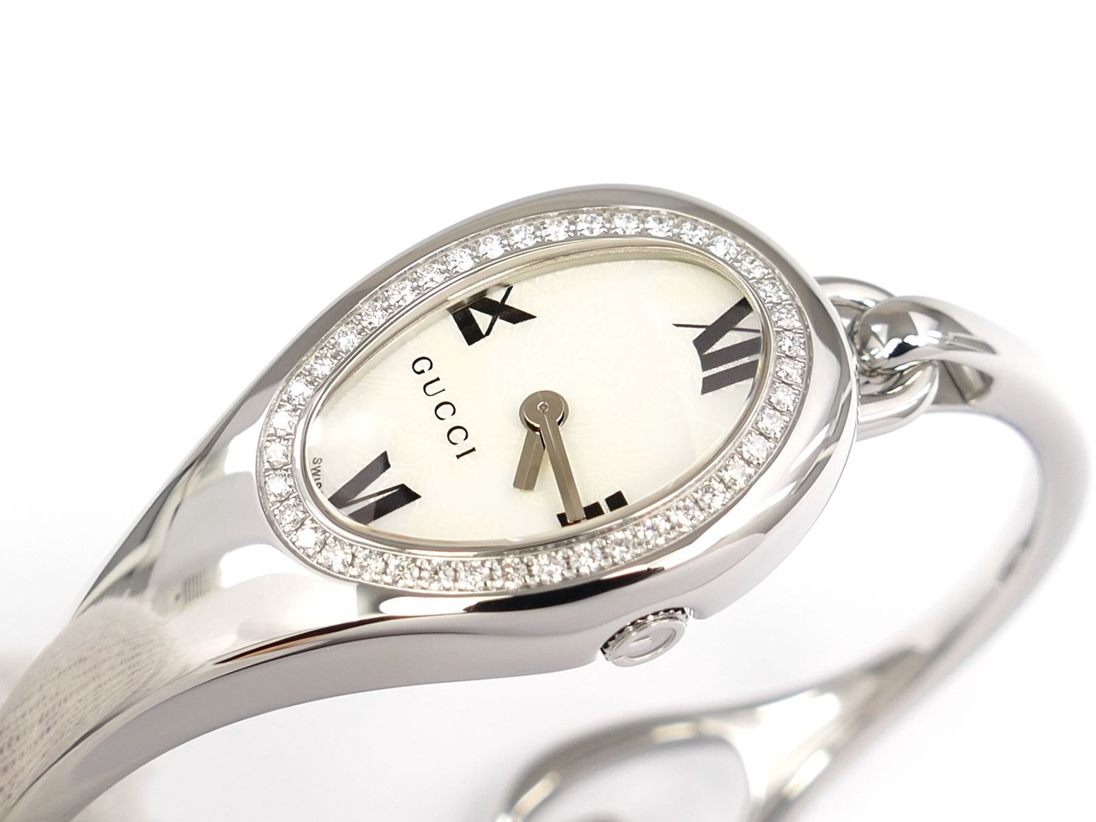 Gucci Horsebit 103 White Mother of Pearl Floral Dial YA103528