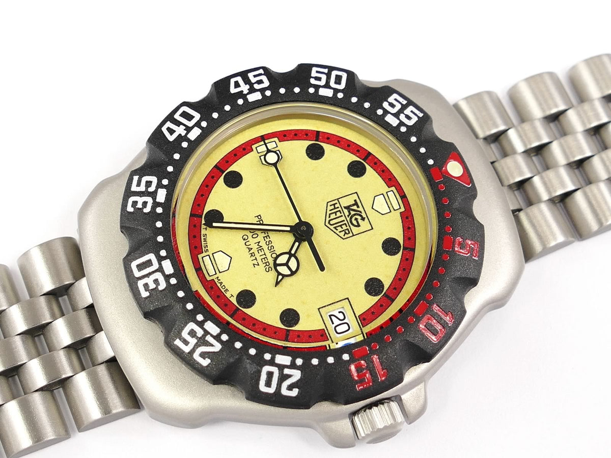 TAG Heuer Formula 1 Luminous Dial Red Border Mid size Retro F1