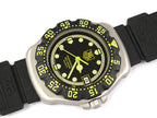 TAG Heuer Formula 1 Black & Yellow 376.513 Mid size F1 New Bezel