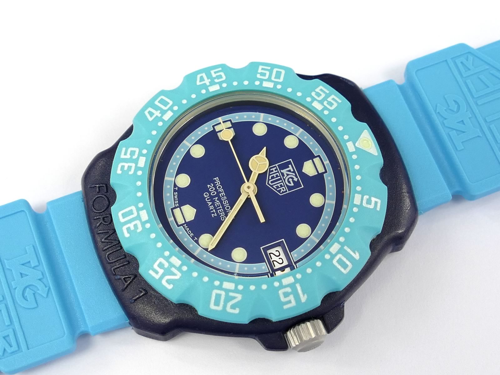 TAG Heuer Formula 1 Dark & Light Blue 388.513/1 Mid 35mm F1 New