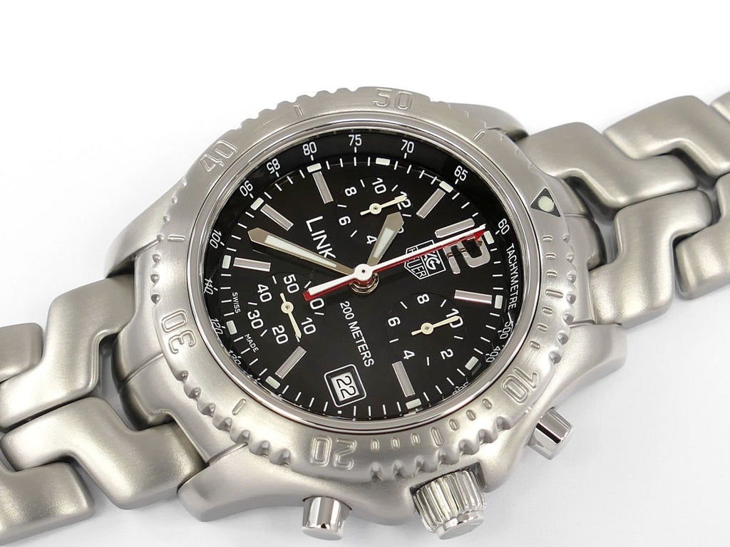 TAG Heuer Link Black Chrono CT1111.BA0550 Bourne Identity