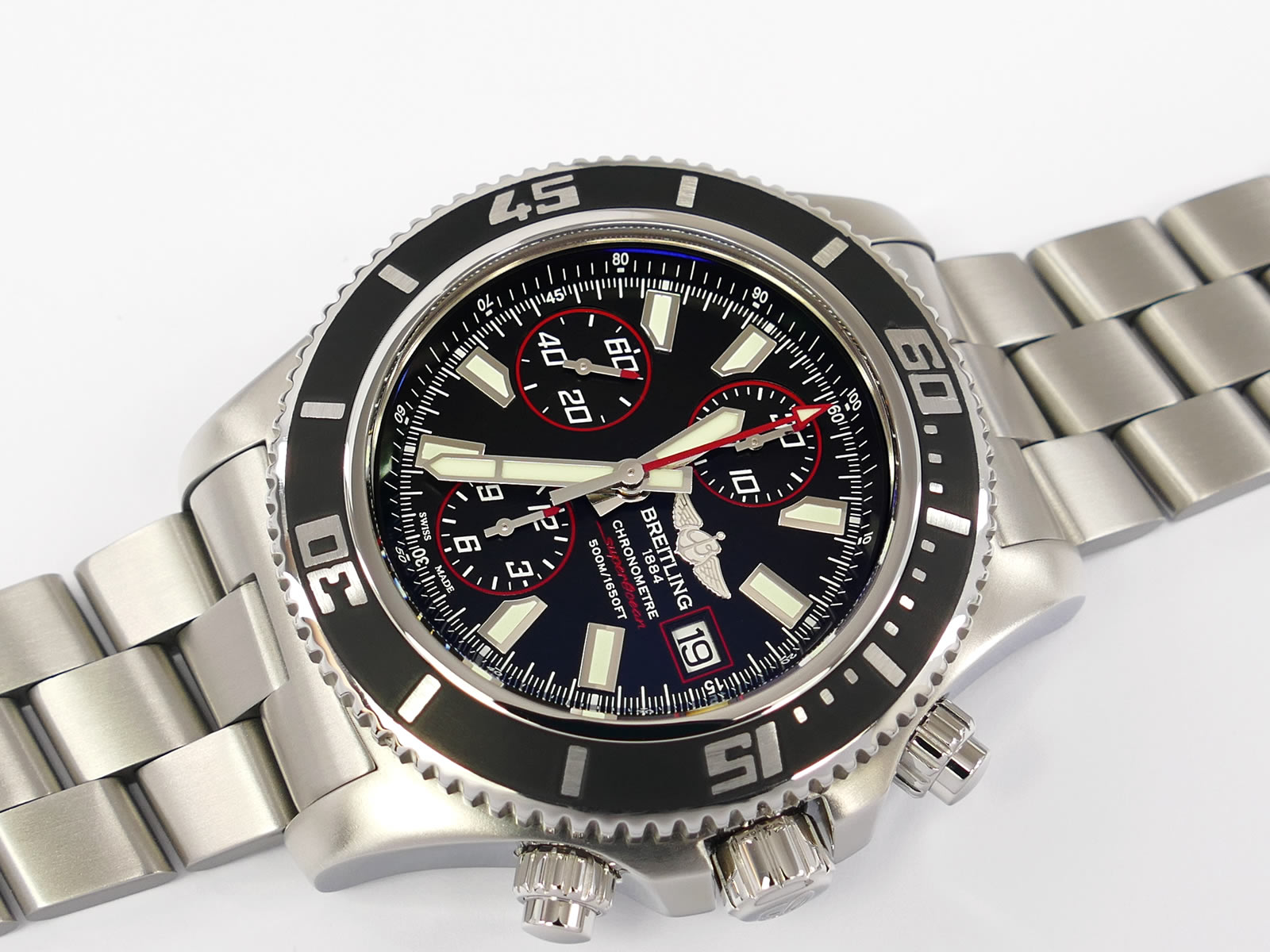 Breitling Superocean Chronograph II Black / Red Chronometer A13341