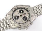 TAG Heuer 2000 Chronograph Silver / Black Dial Classic Chrono CE1111 Date