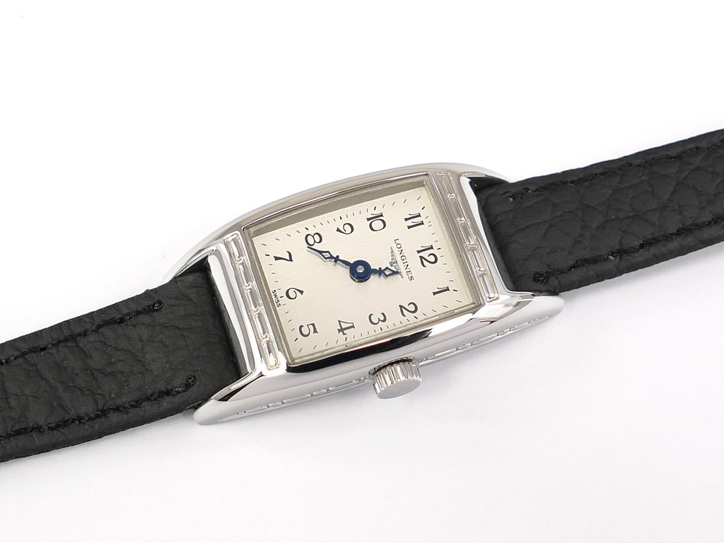 Longines BelleArti Silver Arabic Dial L2.195.4 Rectangular Case