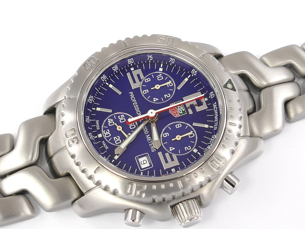 TAG Heuer Link CT1110.BA0550 Bourne Identity Chrono date