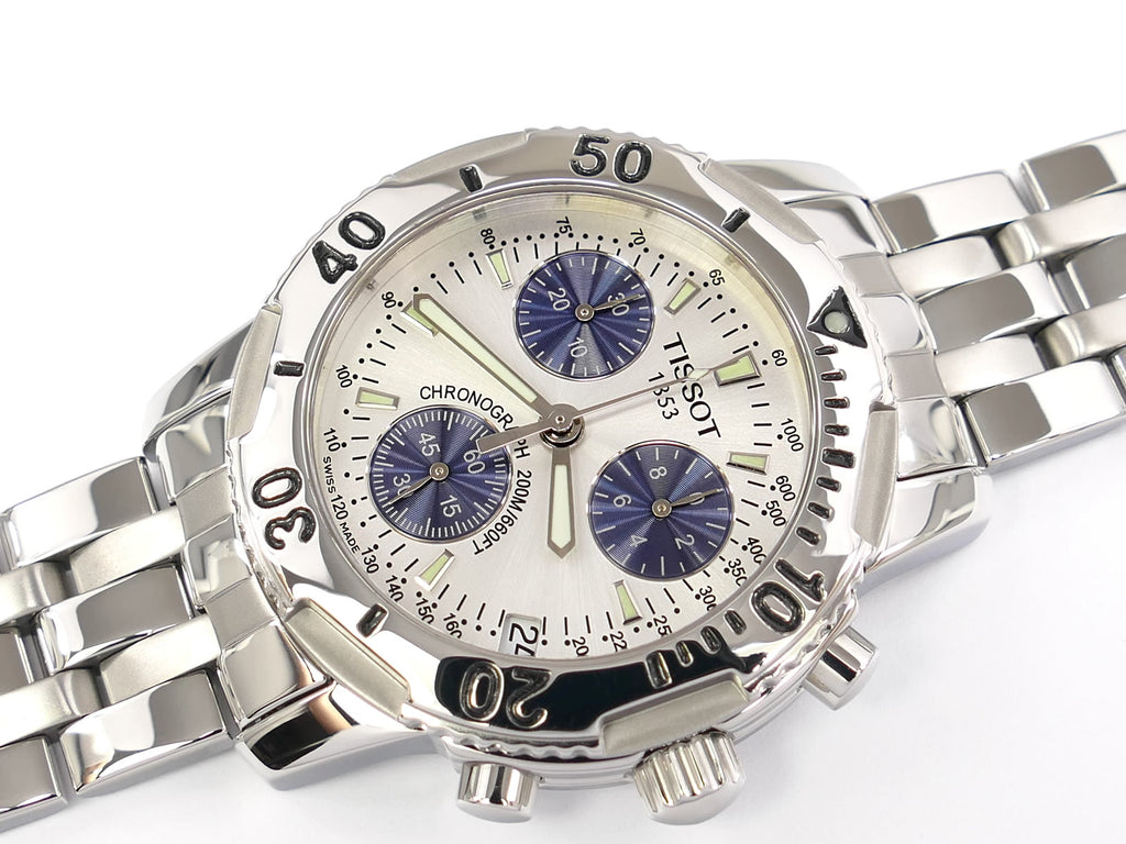 Tissot T-Sport Silver / Blue PRS 200 Chrono T17.1.486.34